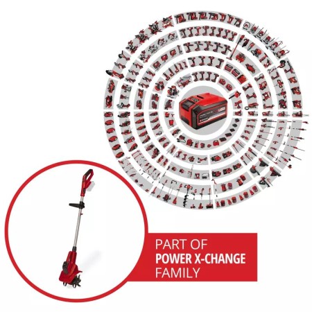 Einhell GE-CR 18/20 Li E - Solo Акумулаторна фреза за почва с електронно регулиране на скоростта