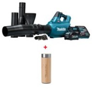 Професионална акумулаторна въздуходувка Makita UB001GM101, XGT, 40 V, 4 Ah, 13.5 м³/мин, с батерия и зарядно + ПОДАРЪК термос Makita