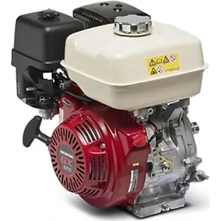 Honda Двигател GX270T2-VS-P-OH Хоризонтален вал, с резба 2 1/4"/ft, вътрешна резба 5/16-24UNF, газ-фиксирана, с тих въздушен филтър, с датчик за масло, без дефлектор, без искроуловител, червен цвят