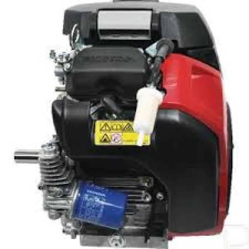 Honda Двигател GX690RH-TX-F9-OH Хоризонтален вал 28.575 мм шпонка, вътрешна резба 7/16-20UNF, газ-жило, двоен въздушен филтър, електрически старт, с датчик за масло, смукач-жило, горивна помпа, без искроуловител, зареждане 17А, червен цвят