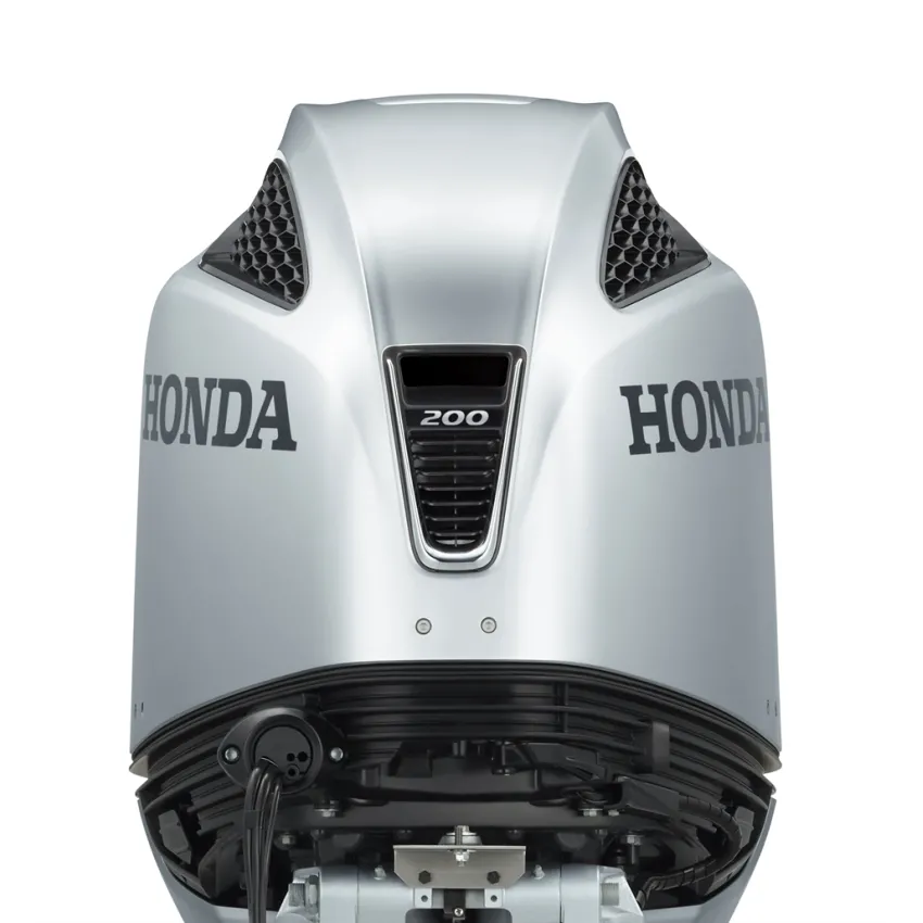 Honda Двигател BF 200D LDU 200 к.с, дълъг ботуш, електрически стартер, електронно дистанционно управление, електрохидравлично регулиране на наклона, 60А генератор