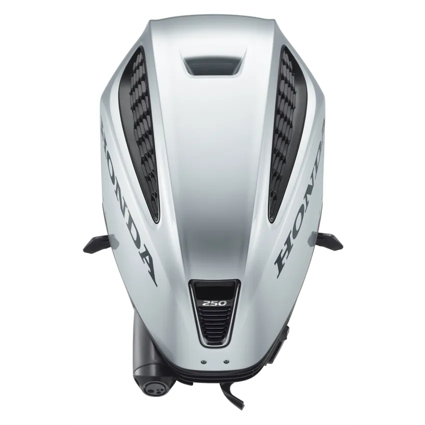 Honda Двигател BF 250D LDU 250 к.с, дълъг ботуш, електрически стартер, електронно дистанционно управление, електрохидравлично регулиране на наклона, 60А генератор