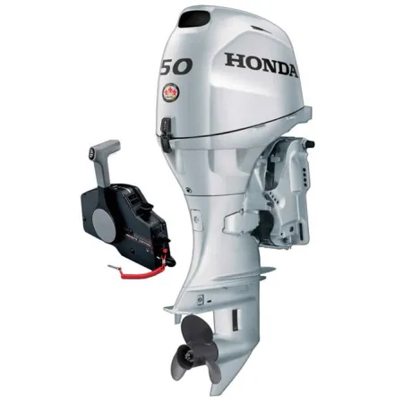 Honda Двигател BF 50 SRTU 50 к.с, къс ботуш, електрически стартер, дистанционно управление, електрохидравлично регулиране на наклона, 17А генератор