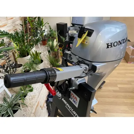 Honda Двигател BF 10 LHSU 10 к.с, дълъг ботуш, електрически стартер, ръчно управление, 12А генератор
