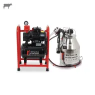 MELASTY TYS1-PK 70мм Вакуум Помпа с Неръждаваем Гюм — 0.55KW / 180л / Монофазна за 1 Крава