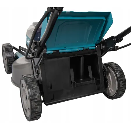Самоходна акумулаторна косачка Makita LM001GZ + Комплект батерии и зарядно Makita 191L77-9, XGT
