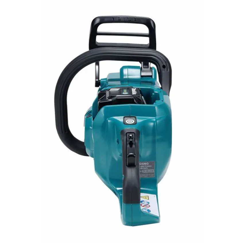 Професионална акумулаторна резачка за дърва Makita UC026GZ, XGT + Комплект батерии и зарядно Makita 191L77-9