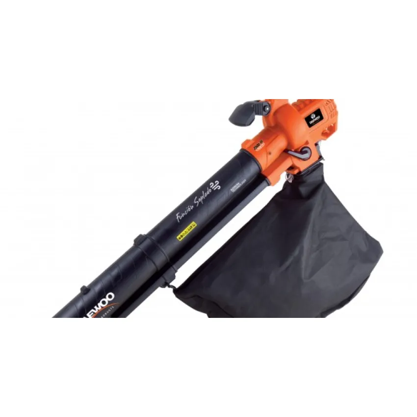 Daewoo DAEBV45L – Електрически листосъбирач 2500 W, 45 л, 13.5 м³/мин