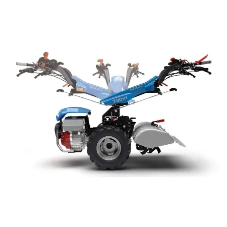 Мотоблок BCS 728 PowerSafe Reversible – 5,5 к.с. HONDA GX200, иновативна реверсивна система и PowerSafe съединител