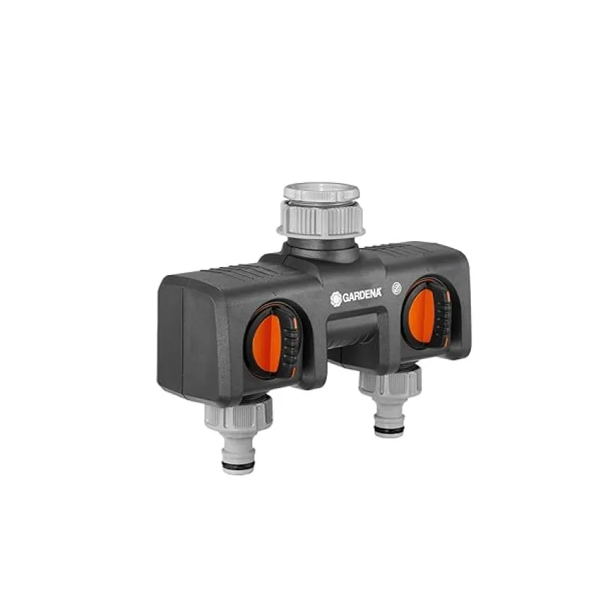 GARDENA 00940-20 Двоен разпределител за чешма с регулатори, 3/4