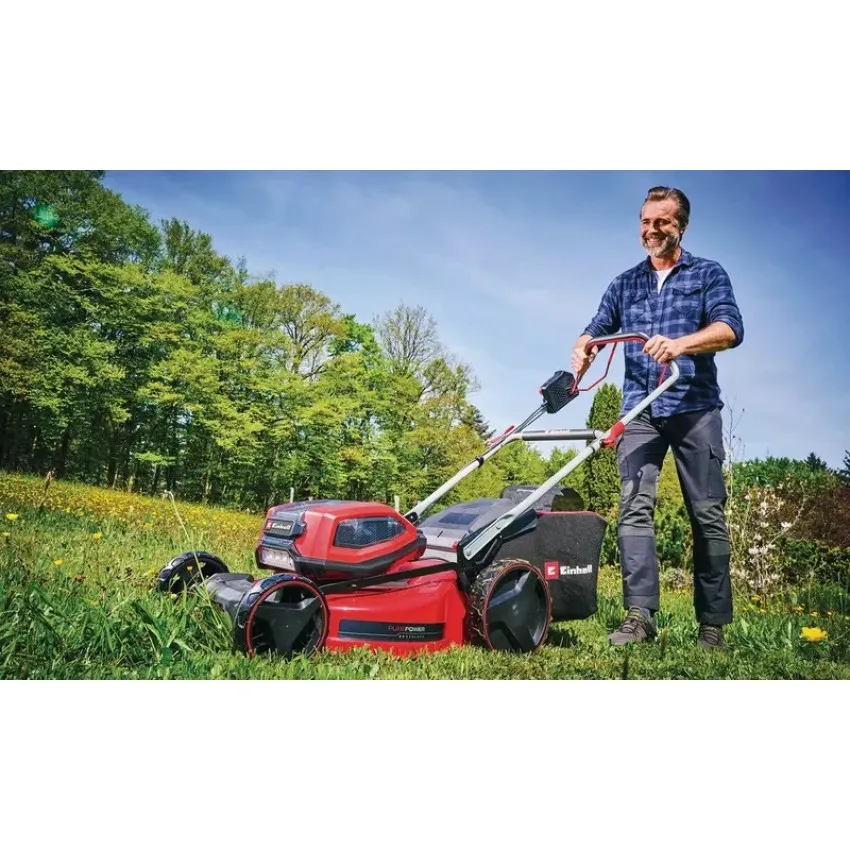 Einhell GP-CM 36/52 S Li BL (4x5.2Ah) Мощна акумулаторна косачка за тревни площи до 1200 м²