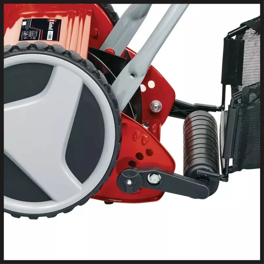 Einhell GC-HM 300 Ръчна косачка за трева с 5 стоманени ножа, регулируема височина на косене и ергономична работа