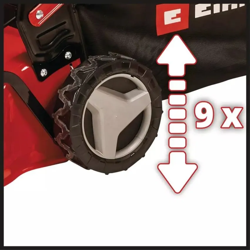 Einhell GC-PM 46/3 Бензинова косачка с 9-степенно регулиране за тревни площи до 1200 m²