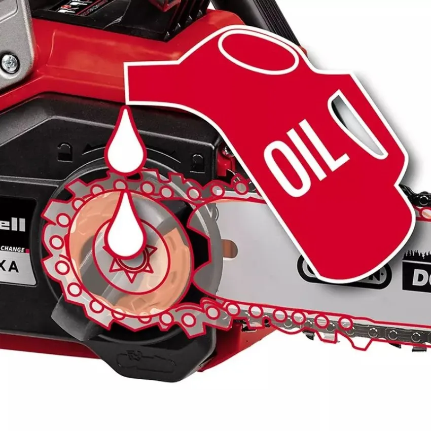 Einhell FORTEXXA 18/30 Мощен акумулаторен верижен трион с безчетков мотор и OREGON верига