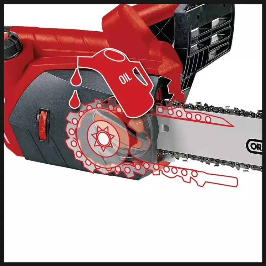 Einhell GE-EC 2240 Електрически верижен трион с OREGON компоненти и мощност от 2200 W