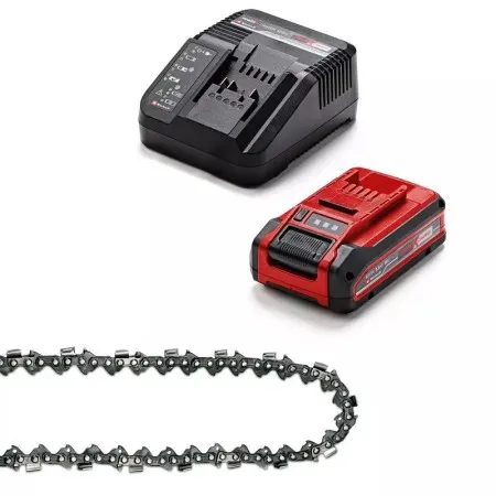 Einhell GE-LC 18/25-1 Li Set Комплект акумулаторен верижен трион с батерия и зарядно за универсална употреба