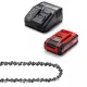 Einhell GE-LC 18/25-1 Li Set Комплект акумулаторен верижен трион с батерия и зарядно за универсална употреба