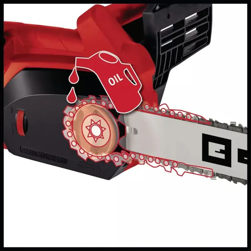 Einhell GH-EC 1835 Мощен електрически верижен трион за прецизно рязане на дърва и храсти