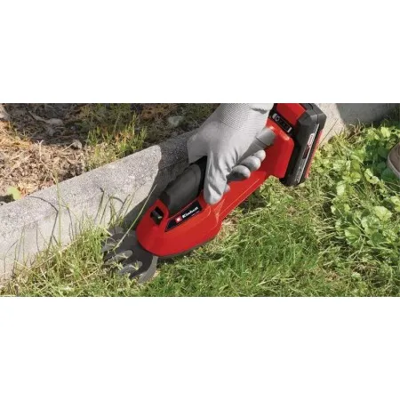Einhell GC-CG 18/1 Li-Solo Акумулаторна ножица за трева с лазерно изрязани и диамантено заточени остриета, част от Power X-Change