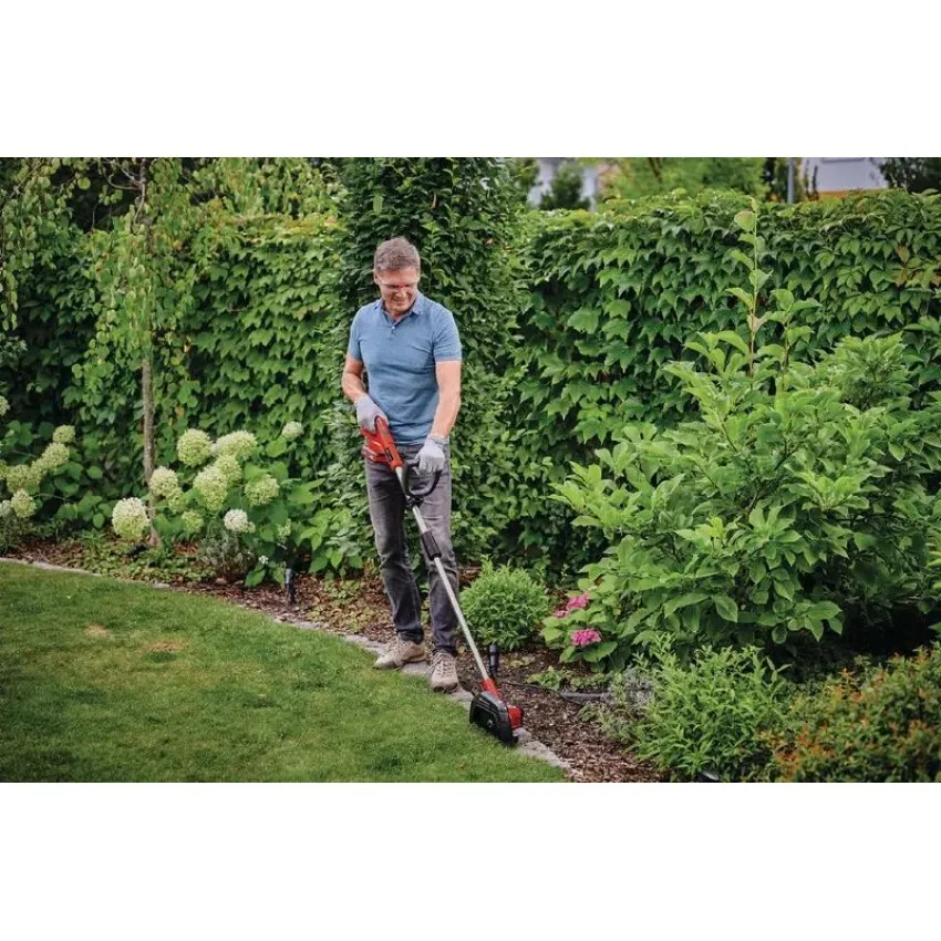 Einhell GE-LE 18/190 Li-Solo Акумулаторен тример за ръбове с регулиране на дълбочината и двустранно режещо острие, част от Power X-Change