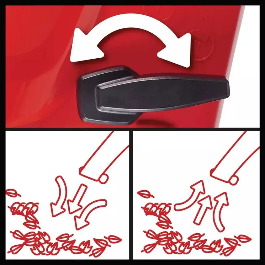 Einhell GC-EL 3024 E Мощен електрически листосъбирач с функция за засмукване и издухване, електронен контрол на скоростта и интегриран шредер