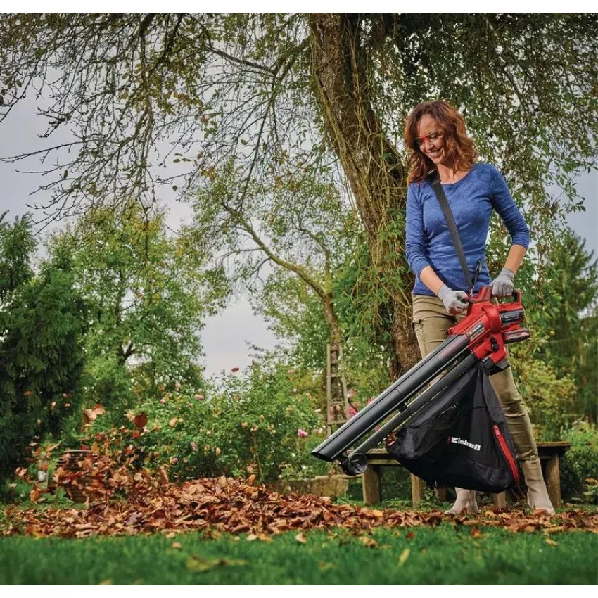 Einhell VENTURRO 18/210 Акумулаторна прахосмукачка за листа с безчетков двигател, електронен контрол на скоростта и вграден шредер