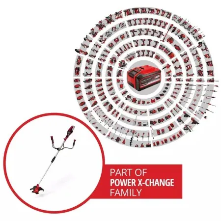 Einhell AGILLO 18/200 Професионална акумулаторна коса за висока трева и гъсталаци с Power X-Change система
