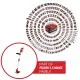 Einhell GC-CT 18/24 Li-Solo Мощен акумулаторен тример за лесно и бързо косене