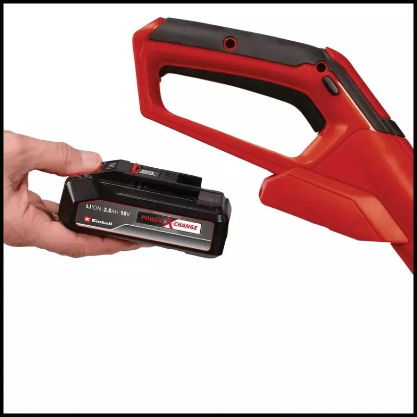 Einhell GE-CT 18/28 Li TC-Solo Акумулаторен тример за трева с телескопична дръжка и "Количка за тример" за перфектно поддържане на ръбове и вертикални повърхности