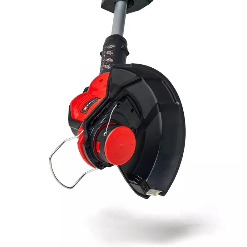 Einhell GE-CT 18/28 Li-Solo Акумулаторен тример за трева с телескопична дръжка и 180° въртяща се глава за лесно рязане на ръбове и вертикални повърхности