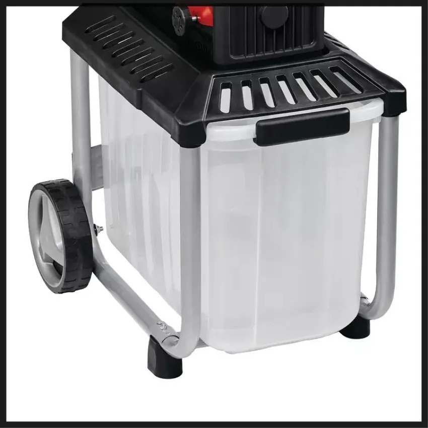 Einhell GC-RS 60 CB Безшумен електрически шредер с режещ барабан за ефективно раздробяване на клони и градински отпадъци