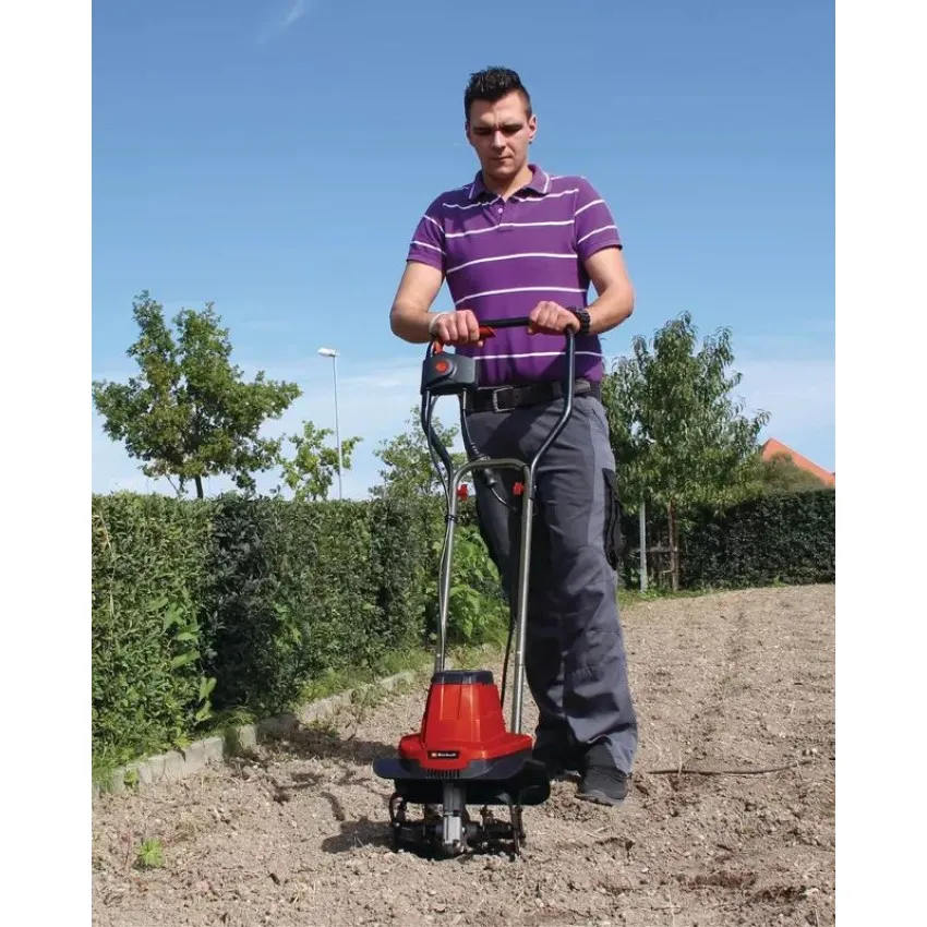 Einhell GC-RT 7530 Електрическа мотофреза за разораване на почвата с ергономична сгъваема дръжка