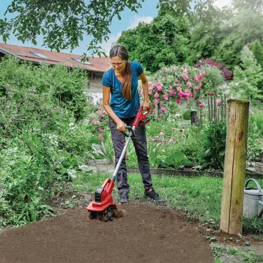 Einhell GE-CR 18/20 Li E - Solo Акумулаторна фреза за почва с електронно регулиране на скоростта