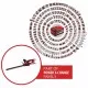 Einhell GC-CH 18/40 Li Solo Лек и мощен акумулаторен храсторез с лазерно изрязани ножове