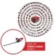 Einhell GC-CH 1855/1 Li-Solo Акумулаторен храсторез с лазерно изрязани ножове и въртяща се ръкохватка