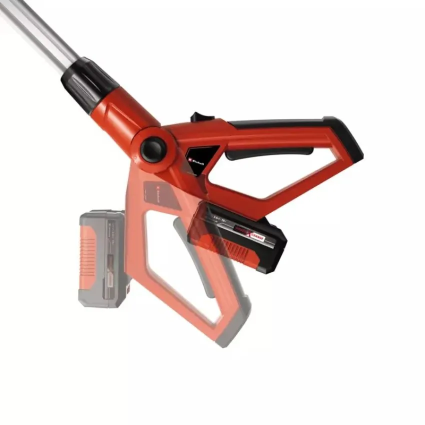 Einhell GE-HH 18/45 Li T-Solo Акумулаторен телескопичен храсторез с регулируема дръжка и лазерно изрязани ножове