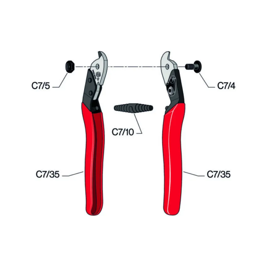 FELCO C7 Ножица за рязане на електрически кабели