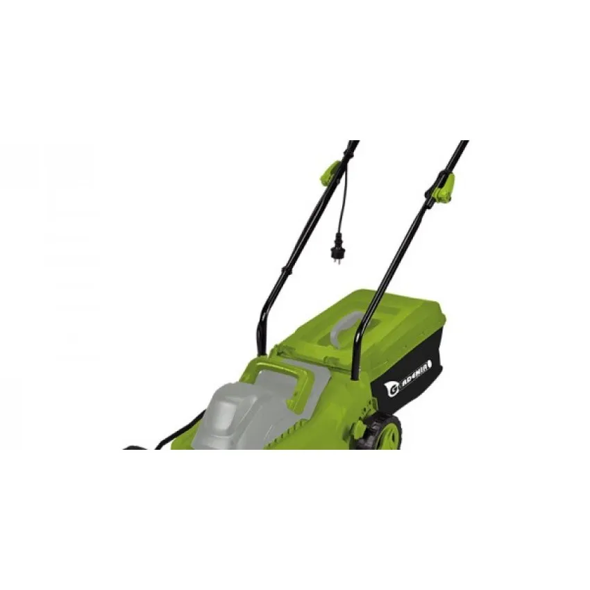 Gardenia GD114 - Електрическа косачка 1.5 kW / 37 см / 35 л кош за 400 кв.м