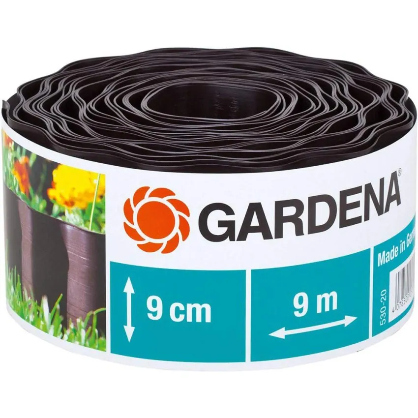 GARDENA 00530-20 Разделител за трева - кафяв, 9 см, 9 м