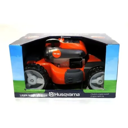 Husqvarna Детска Играчка Косачка за Трева с Батерии - Реалистични Звуци и Светлини, 3+ Години