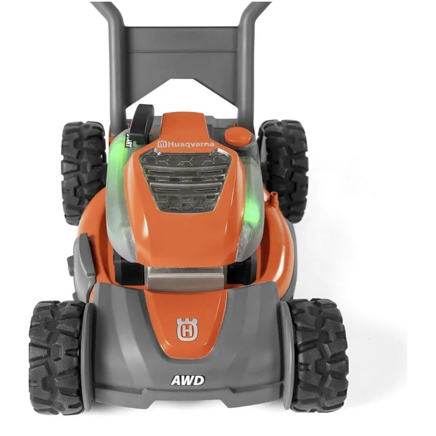Husqvarna Детска Играчка Косачка за Трева с Батерии - Реалистични Звуци и Светлини, 3+ Години
