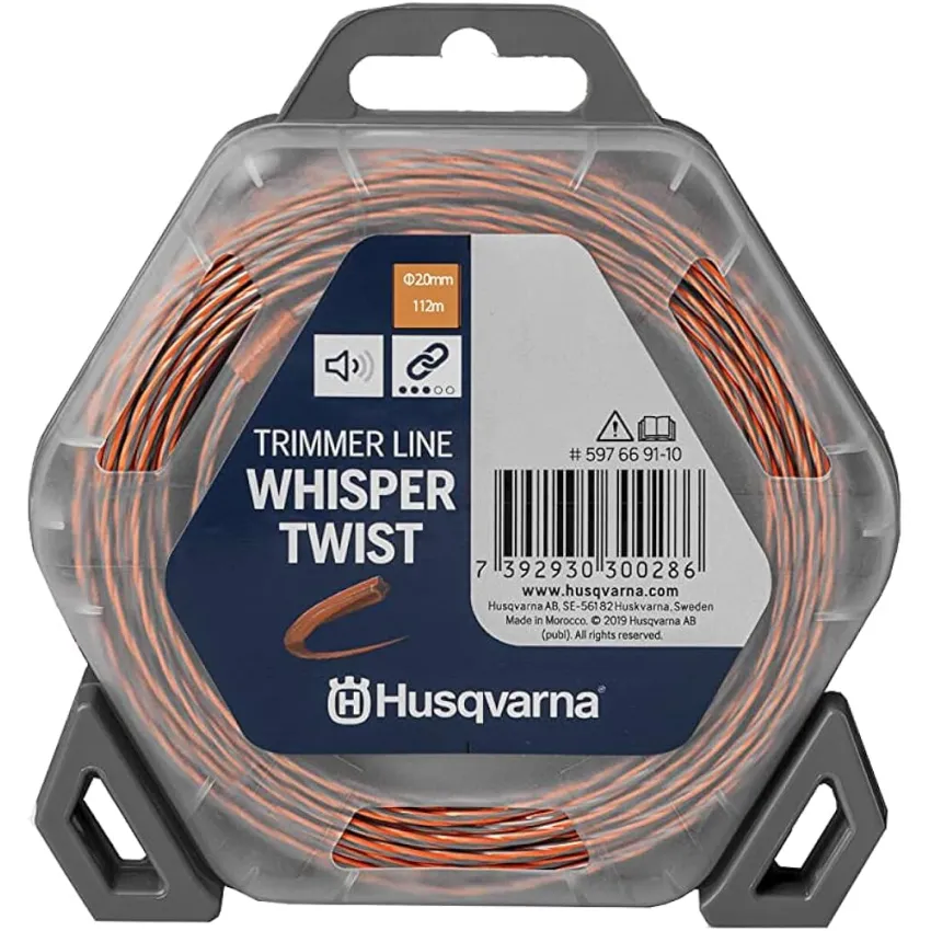 Husqvarna Whisper Twist 2.0 мм x 112 м - Безшумна тримерна корда