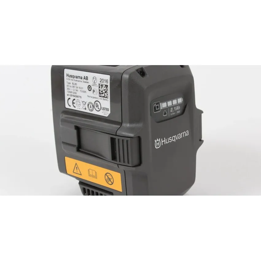 Husqvarna BLi200X - Професионална 36V Li-Ion Акумулаторна Батерия, 5.0Ah