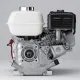Honda Двигател GX120UT2-SX-4-OH Хоризонтален вал 18 мм шпонка, вътрешна резба М8х1.25, газ-лост, с тих въздушен филтър, с датчик за масло, без дефлектор, без искроуловител, червен цвят
