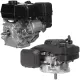 Honda Двигател GXR120RT-KR-DP-SD Хоризонтален вал 15 мм външна резба М12х1.25, газ-жило, без въздушен филтър, с датчик за масло, с фланец, черен цвят