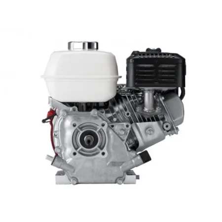 Honda Двигател GX160H2-QH-B1-OH Хоризонтален вал 19.05 мм шпонка, вътрешна резба 5/16-24UNF, газ-жило, въздушен филтър в маслена баня, без датчик за масло, без дефлектор, без искроуловител, червен цвят