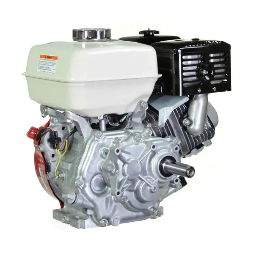 Honda Двигател GX270UT2-QC-2-SD Хоризонтален вал 25.4 мм шпонка, вътрешна резба 7/16-20UNF, газ-лост, с Cyclone въздушен филтър, с датчик за масло, с дефлектор, без искроуловител, черен цвят