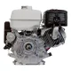 Honda Двигател GX270UT2-SX-E4-OH Хоризонтален вал 25 мм шпонка, вътрешна резба М8х1.25, газ-лост, електрически старт, с тих въздушен филтър, с датчик за масло, без дефлектор, без искроуловител, зареждане 1А, червен цвят