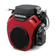 Honda Двигател GX690RH-TX-F2-OH Хоризонтален вал 28.575 мм шпонка, вътрешна резба 7/16-20UNF, газ-лост, без въздушен филтър, електрически старт, с датчик за масло, смукач-лост, горивна помпа, без искроуловител, зареждане 17А, червен цвят