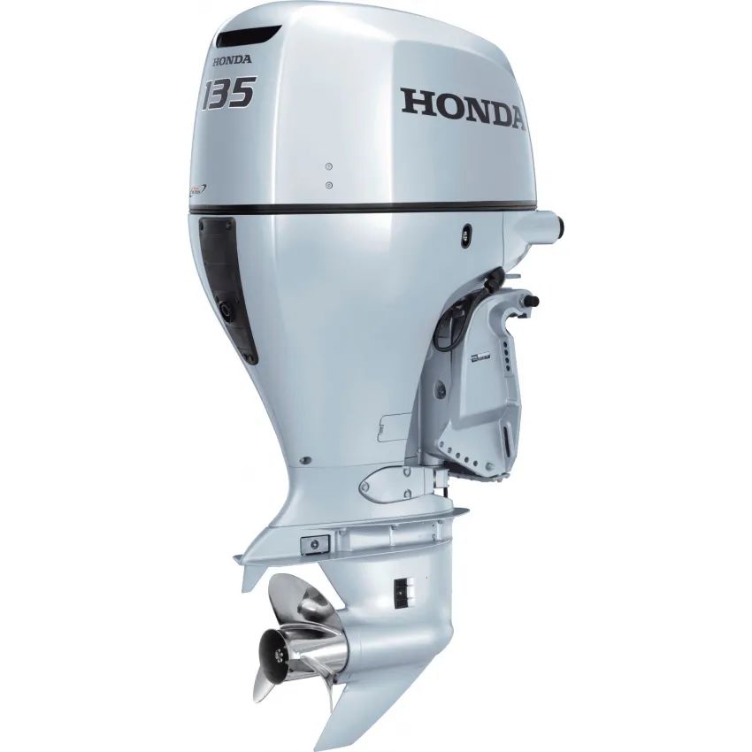 Honda Двигател BF 135D LCRU 135 к.с, дълъг ботуш, електрически стартер, дистанционно механично управление, електрохидравлично регулиране на наклона, обратна посока на движение на пропелера, 40А генератор